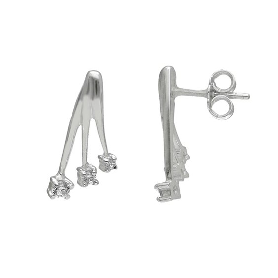 Orecchini Gioielleria Dossena  Donna in Oro Zircone 123521 - 123521